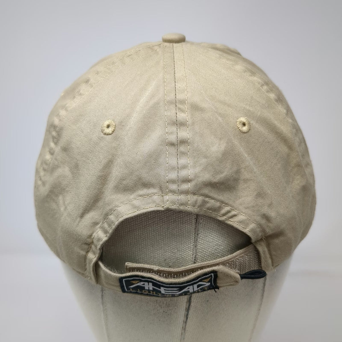 Ahead New England Country Club Baseball Cap Beige One Size American Flag Cotton