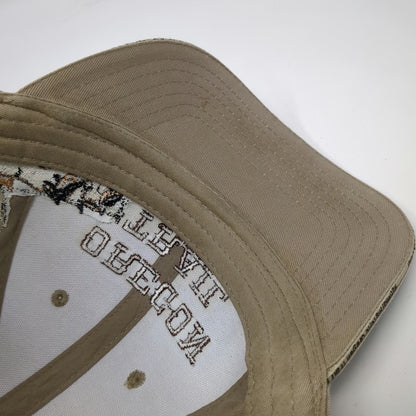 OTTO Baseball Cap Beige One Size Oregon Trail Baker City Wagons Ho Strapback Hat