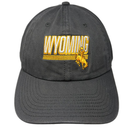 Top of the World Wyoming Cowboys NCAA Gray Gold White One Size Cap Adjustable