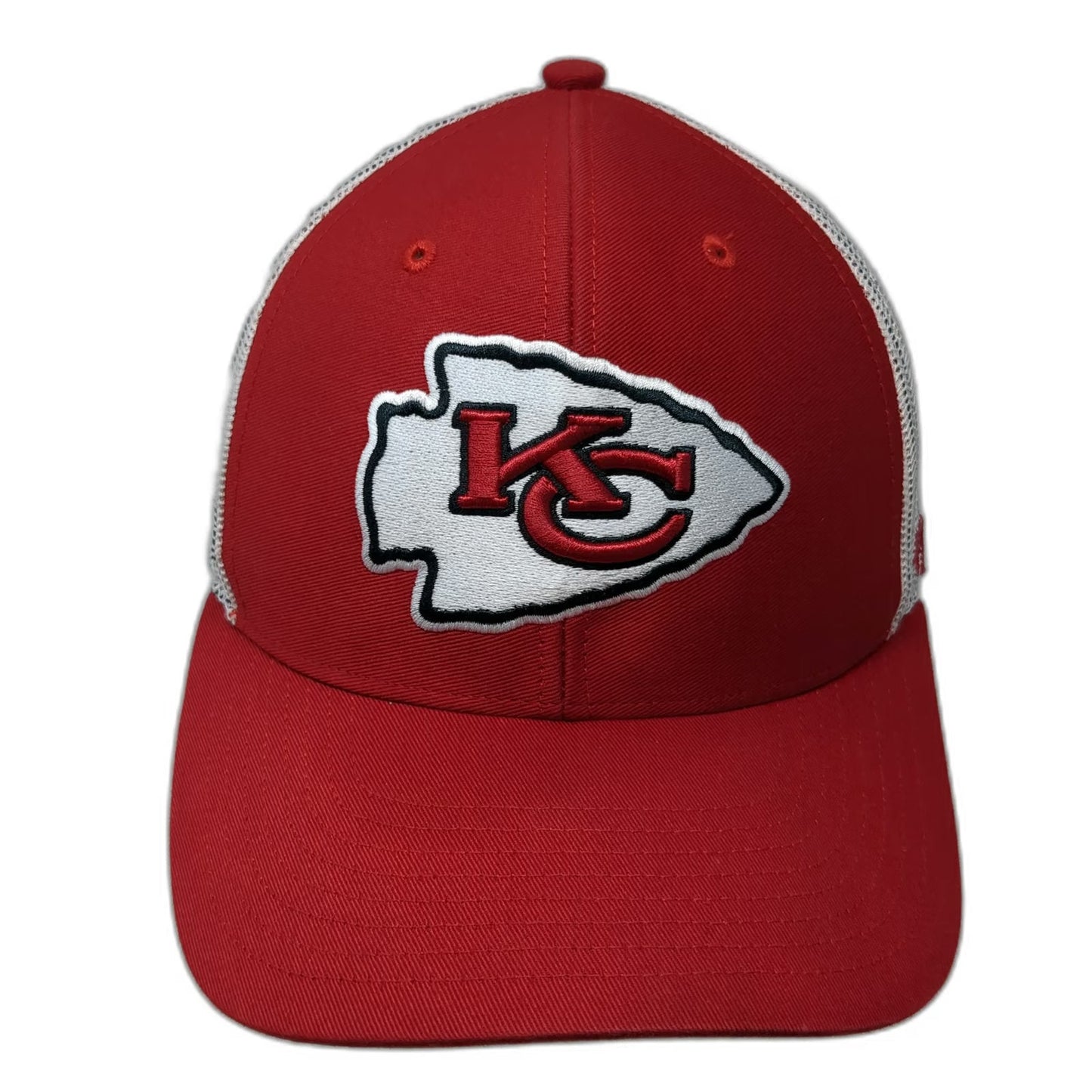 '47 Kansas City Chiefs NFL Red Trucker Hat One Size Mesh Back Snapback Logo Cap