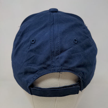 George Men's Strapback Hat Blue Blank Size One Size Vent Holes