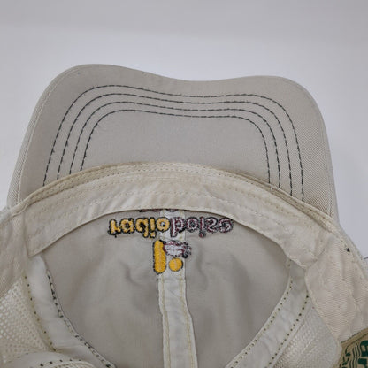 Radio Boise 89.9 FM Strapback Trucker Hat Tan OS Adjustable Mesh Back Bretmor