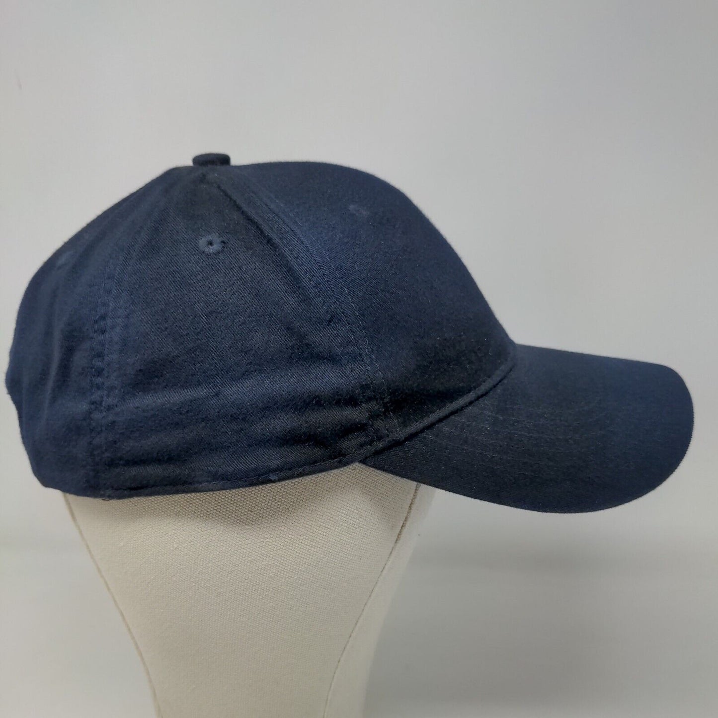 Unbranded Men's Strapback Hat Blue Embroidered York Logo 100% Cotton