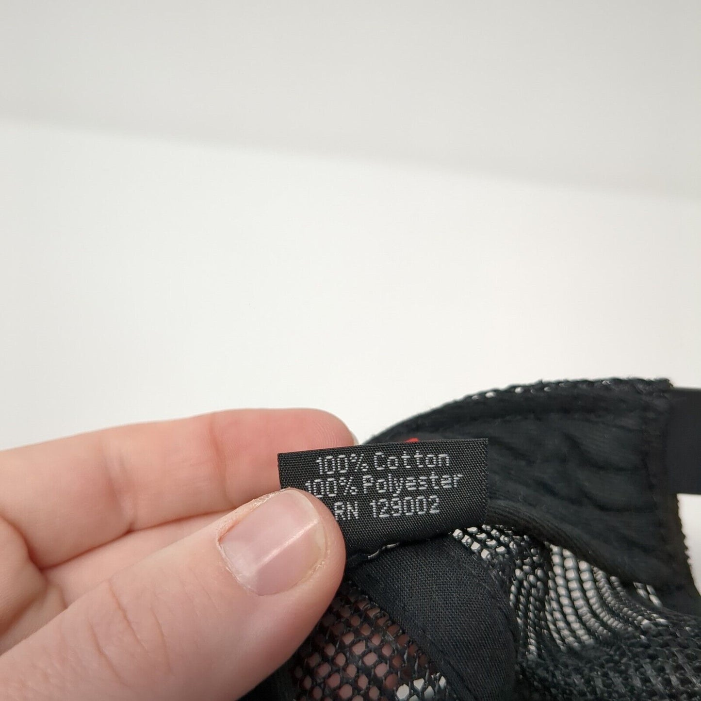 G7 Snapback Trucker Hat Black One Size Adjustable Mesh Back Otto Cotton