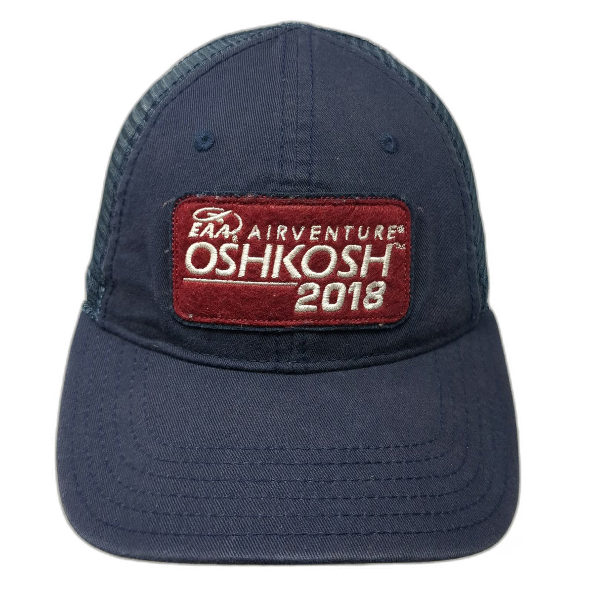 The Good Land Supply Co Trucker Hat Blue One Size EAA AirVenture Oshkosh 2018