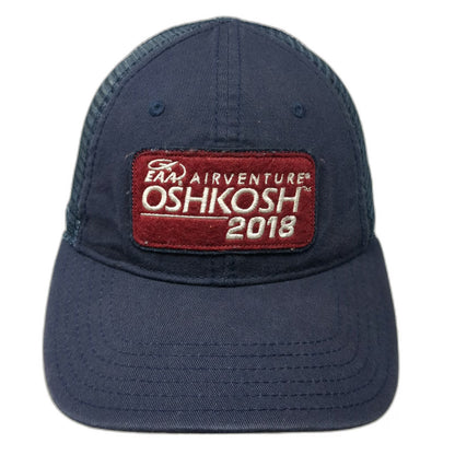 The Good Land Supply Co Trucker Hat Blue One Size EAA AirVenture Oshkosh 2018