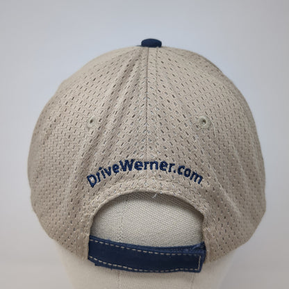 Werner Strapback Hat Multi One Size Adjustable Embroidered Colorblock