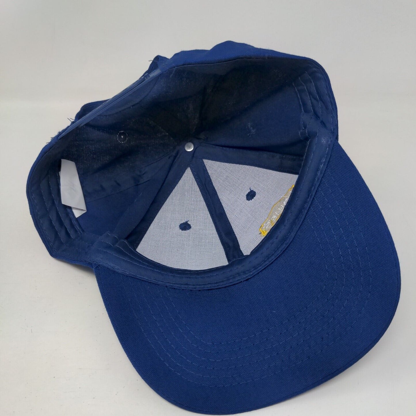 Lowe's Pro Snapback Hat Blue One Size Embroidered Adjustable 6 Panel