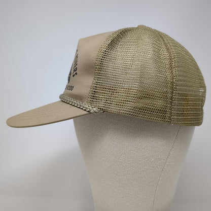 Nissun Cap Trucker Hat Beige One Size Huckstep House Movers Boise Idaho Rope