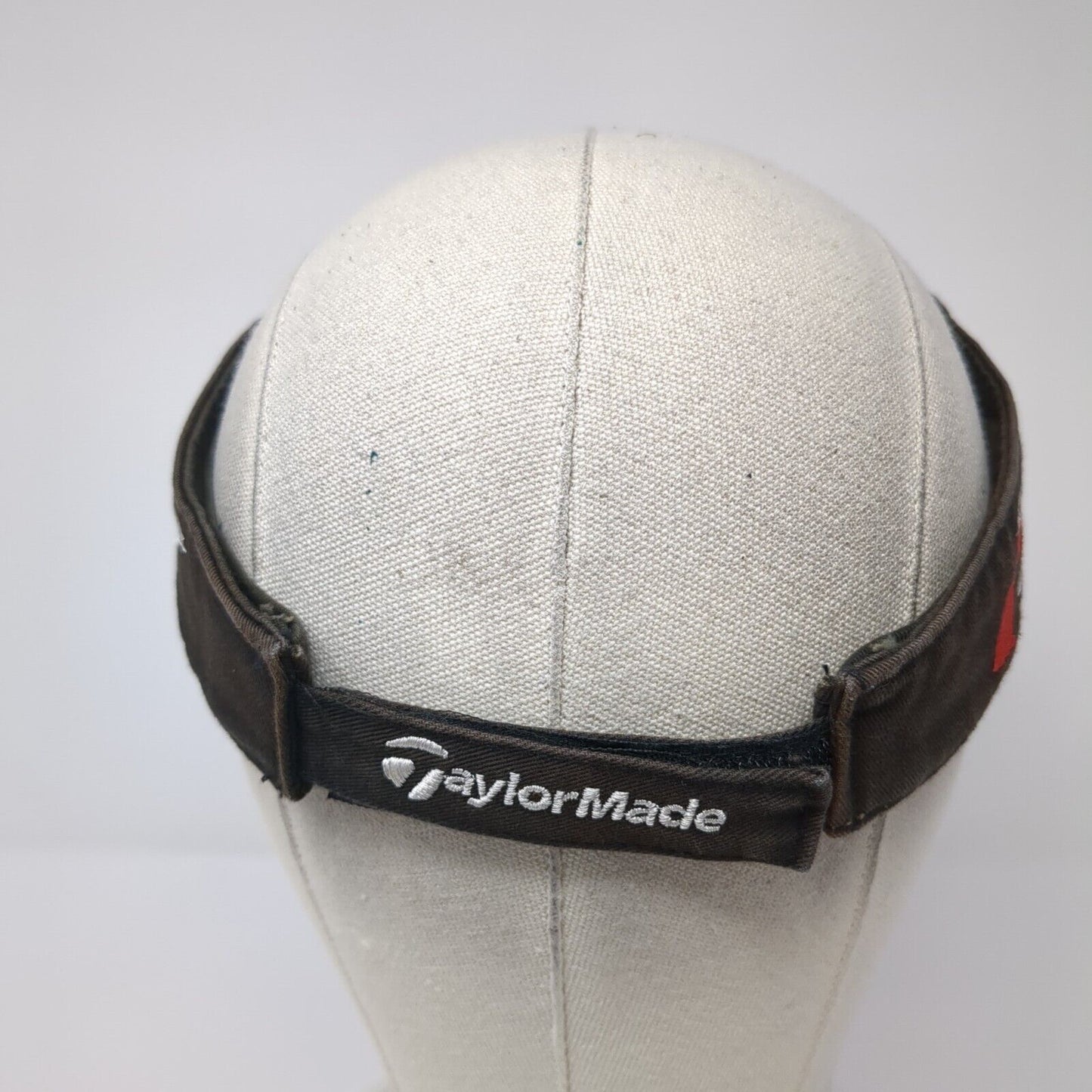 TaylorMade Strapback Golf Visor Hat Black One Size Adjustable Outdoor