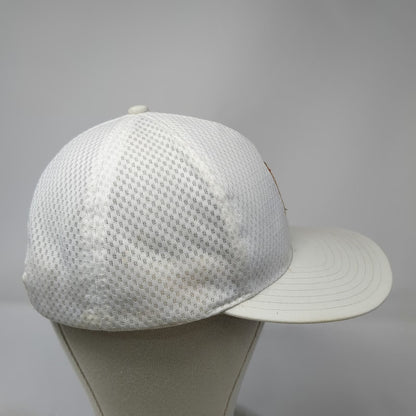 Nike Snapback White One Size Hat Mesh Challenge Court Tennis Green Underbrim
