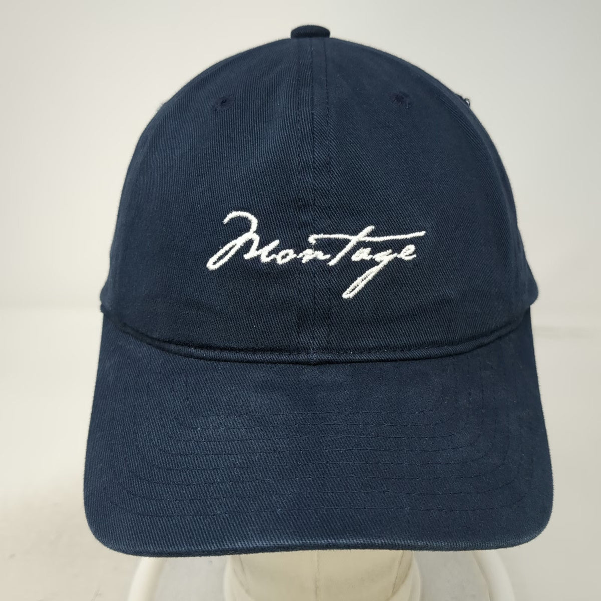 Montage Baseball Cap Blue One Size Laguna Beach Cotton Embroidery Script Hat