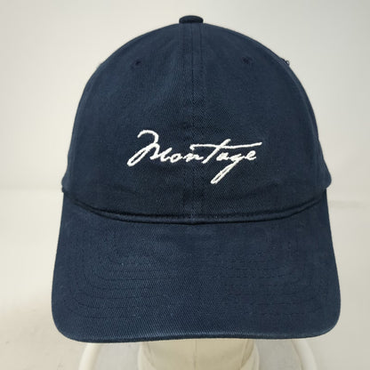 Montage Baseball Cap Blue One Size Laguna Beach Cotton Embroidery Script Hat