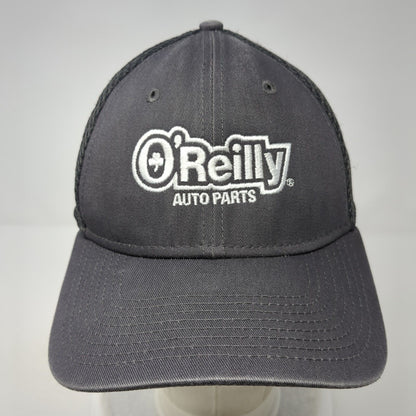 O'Reilly Auto Parts Fitted Hat Gray Medium-Large Stretch New Era 6 Panel