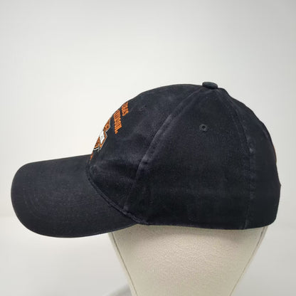 Harley-Davidson Las Vegas Nevada Embroidered Baseball Cap Black Orange SZ M Hat
