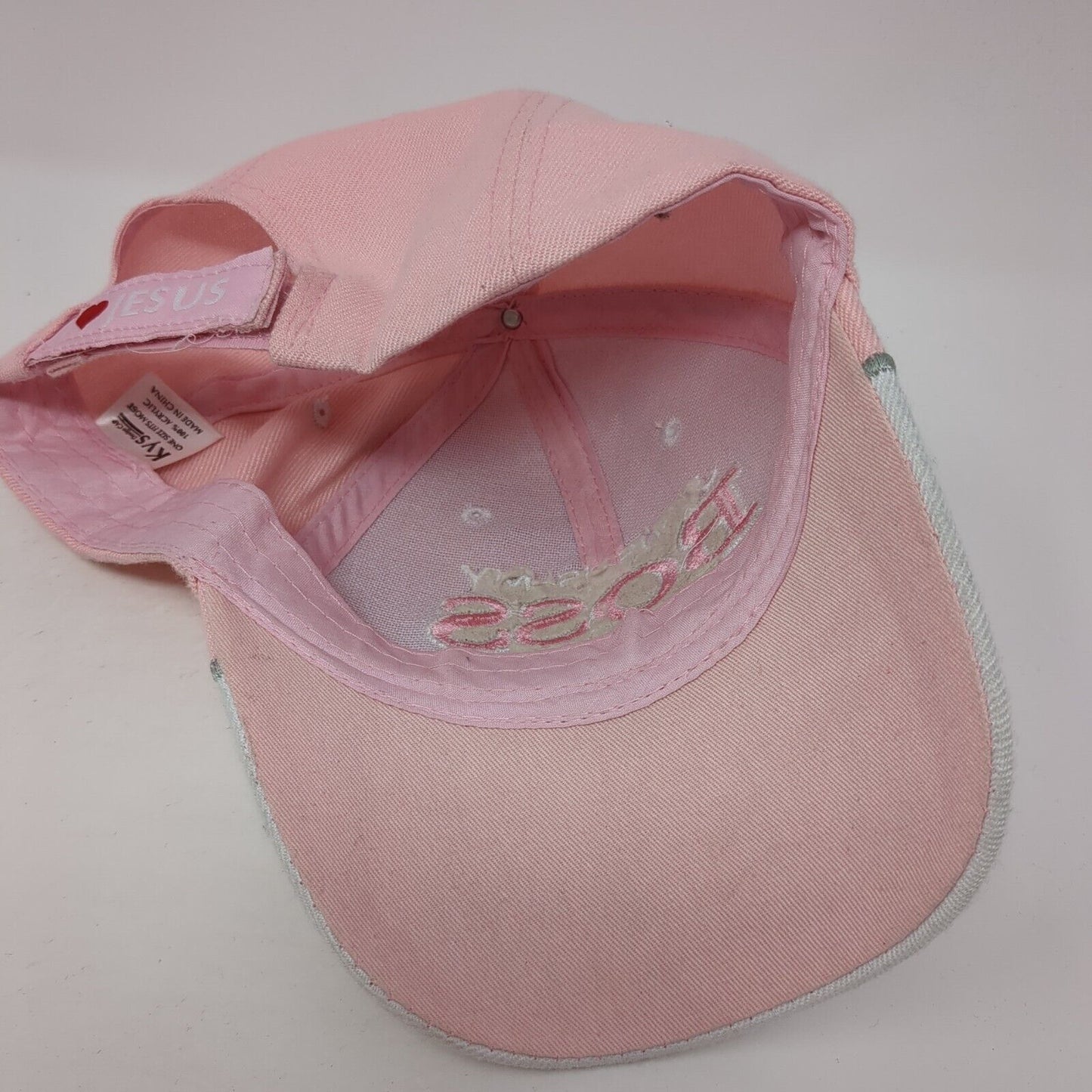 Jesus is My Boss 1 Peter 2:25 Strapback Hat One Size Adjustable Embroidered KYS