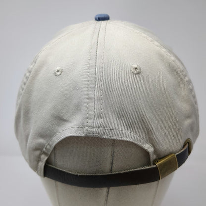 Headshot Baseball Cap Beige Blue One Size Sanibel Island Strapback Hat Cotton