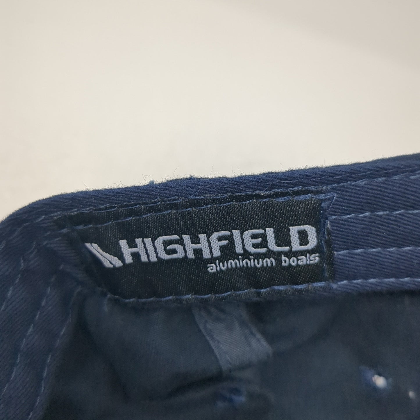 Highfield Slideback Baseball Cap Blue One Size Adjustable Embroidered 6 Panel