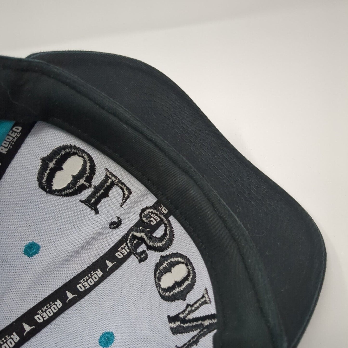Ol' Son Snapback Hat Blue One Size Adjustable Embroidered Rodeo Time Dale Brisby