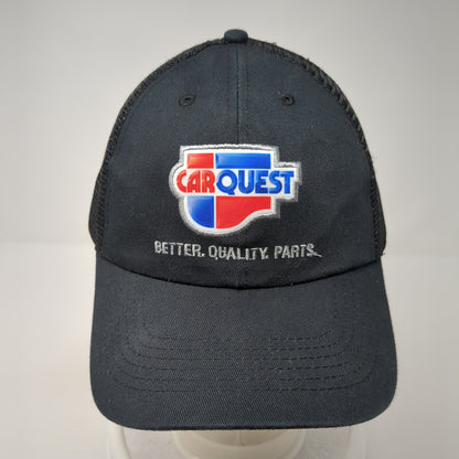 CarQuest Snapback Mesh Back Trucker Hat Black One Size Embroidered Logo