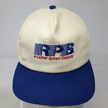K-Products 5 Panel White Blue One Size Snapback Embroidered RPS Company Hat