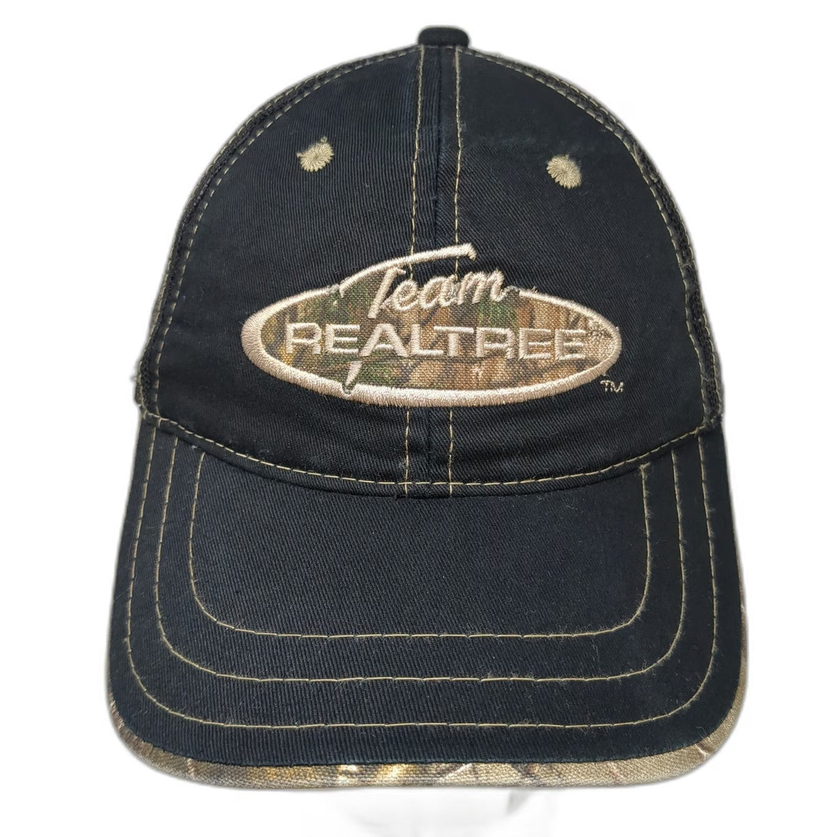 Outdoor Cap Team Realtree Baseball Black Green Brown One Size Hat Camo Mesh
