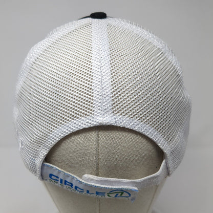 Circle Z Ag & Irrigation Strapback Trucker Hat Black One Size Mesh Back