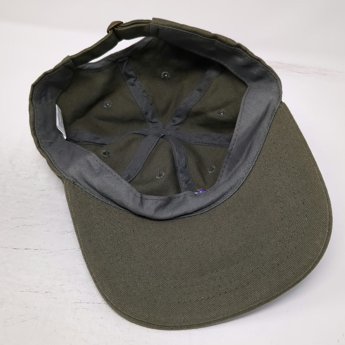 Green Baseball Cap One Size Operation Purple Embroidery Slideback Cotton Hat