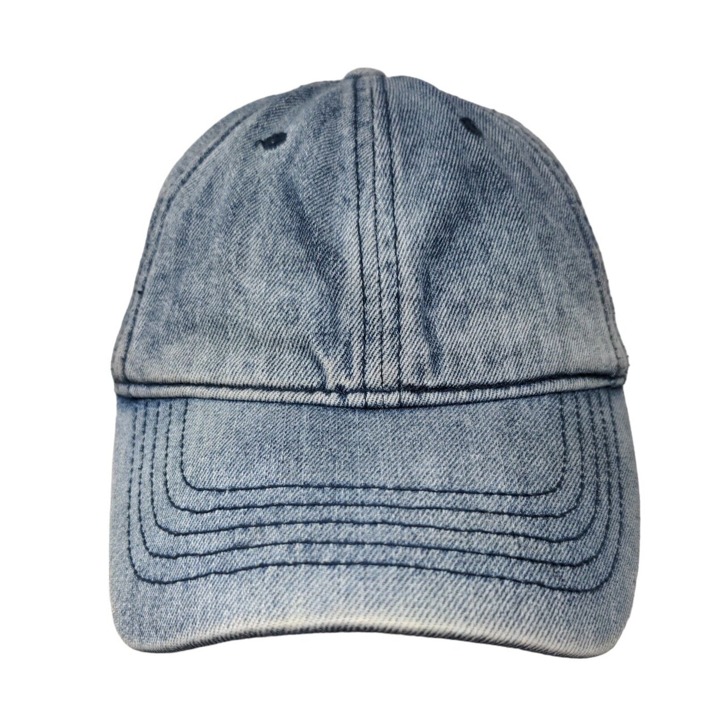 Unbranded Slideback Denim Hat Blue OSFM Adjustable Vent Holes