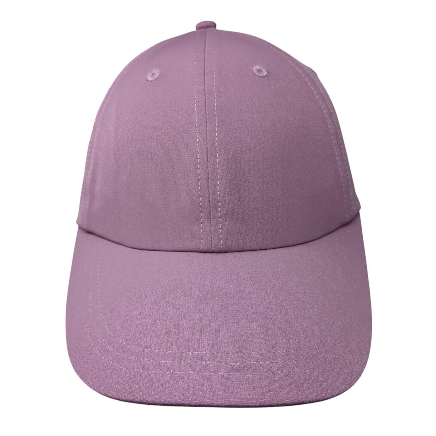 Unbranded Strapback Hat Purple One Size Adjustable Vented Holes 6 Panel Blank