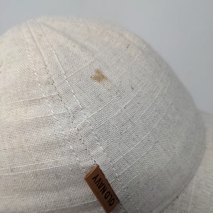 Old Navy Boys Stretchy Hat Tan Size M Blank Poly Cotton Linen Blend
