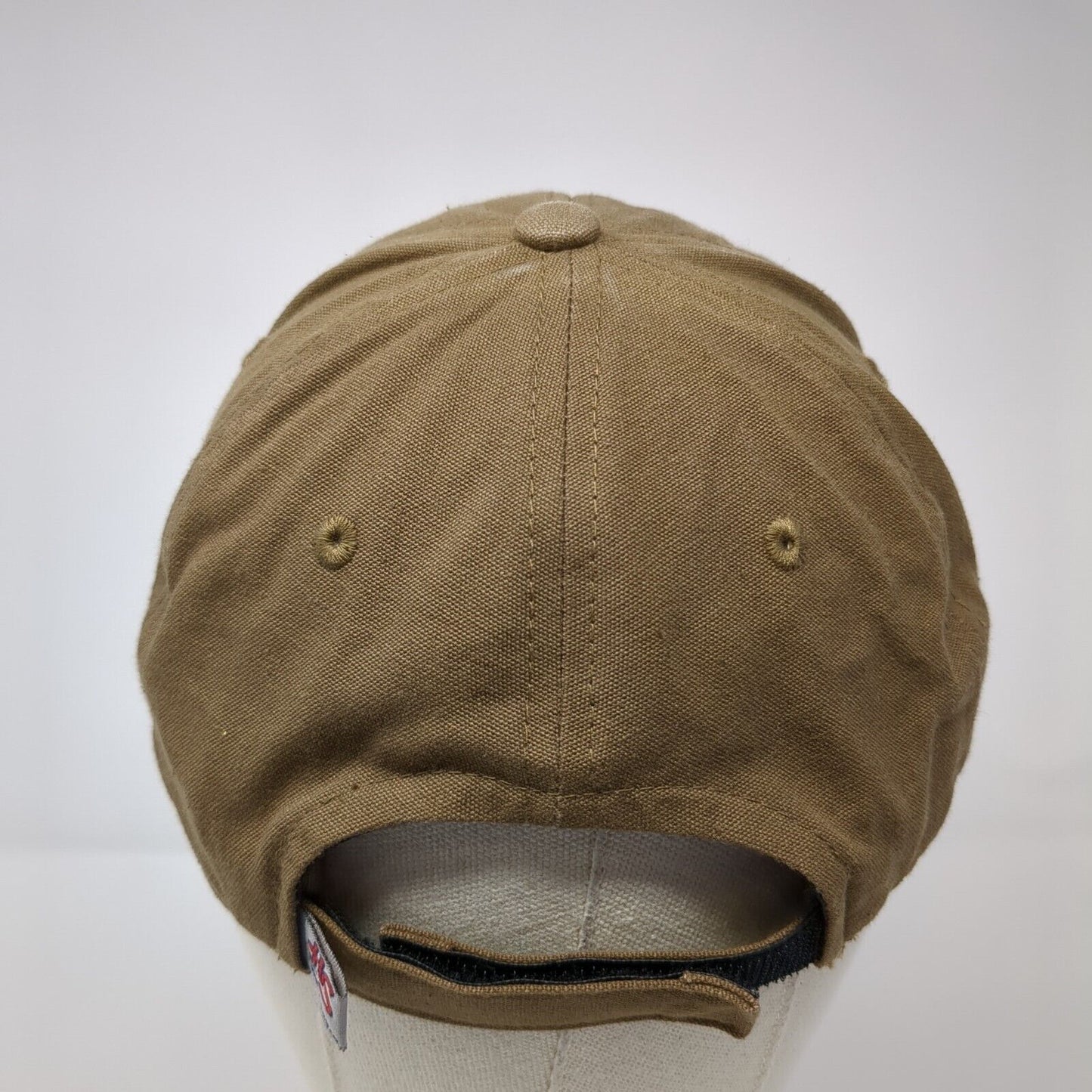 Crop Production Services Strapback Hat Brown One Size Embroidered