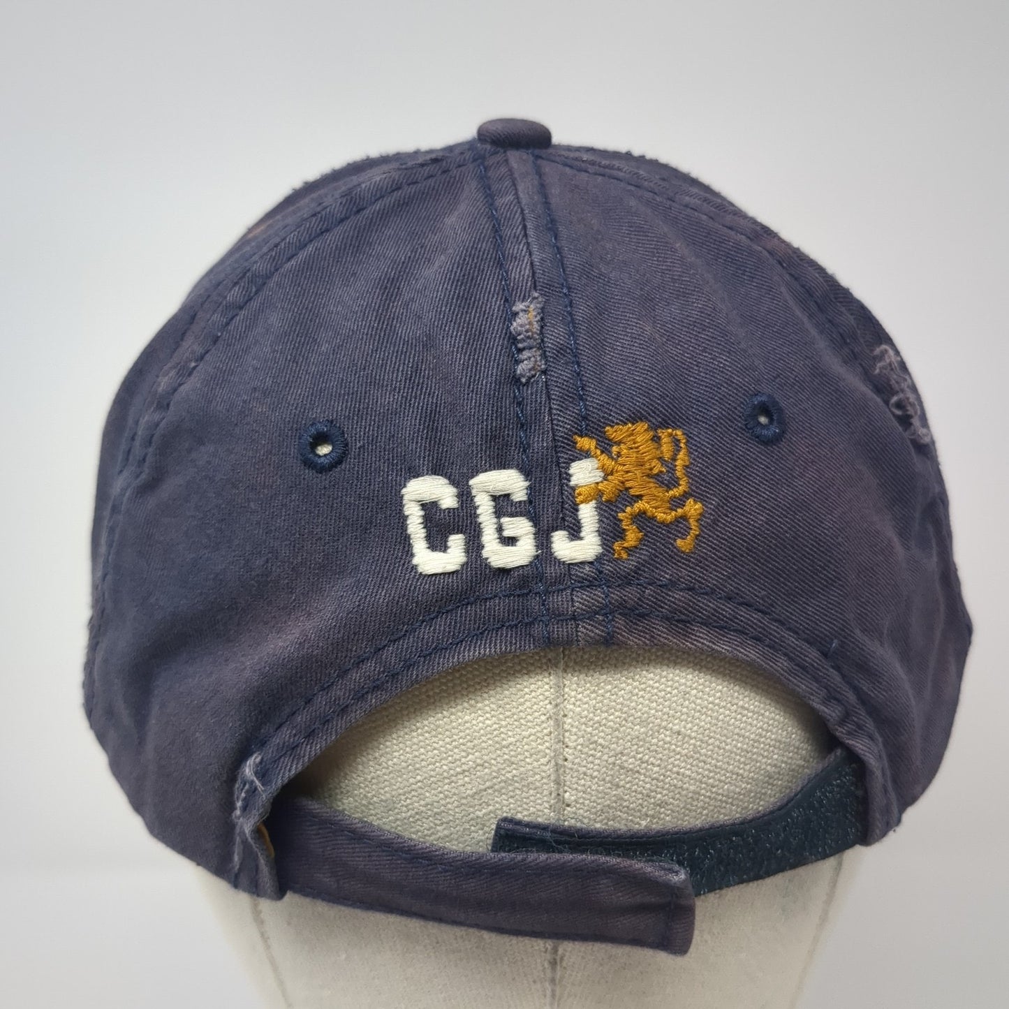 Cruel Girl Athletic Dept. Baseball Cap Blue One Size Adjustable Embroidered