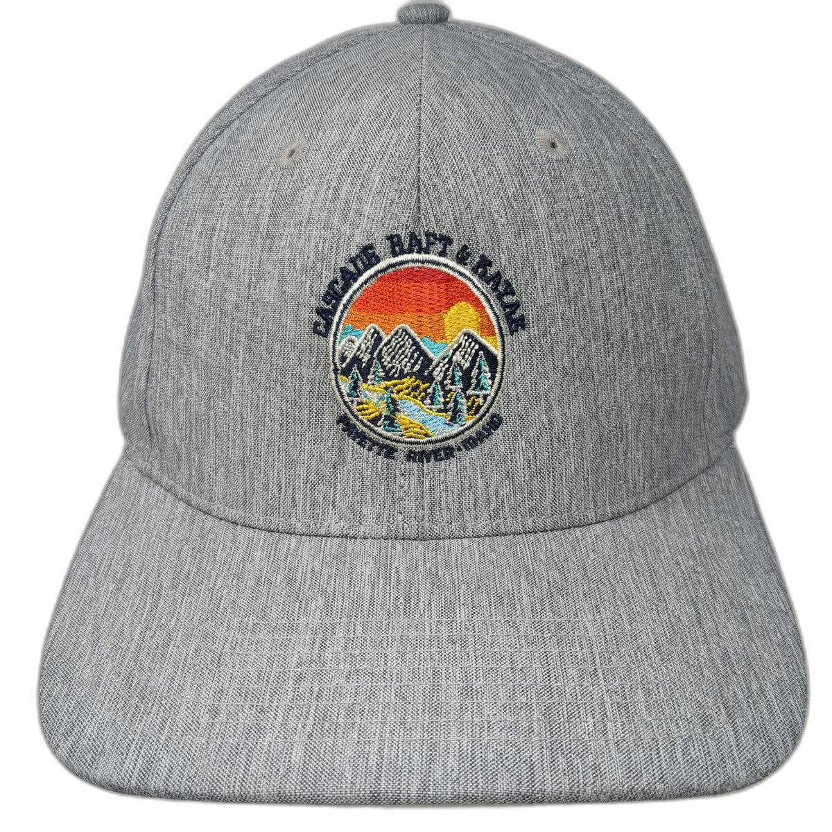 Outdoor Cap Snapback Gray One Size Cascade Raft & Kayak Payette River Idaho Hat
