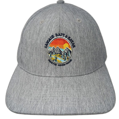 Outdoor Cap Snapback Gray One Size Cascade Raft & Kayak Payette River Idaho Hat