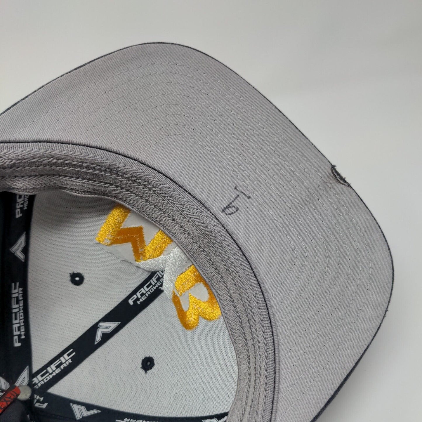 MYB Fitted Hat Blue L/XL Embroidered 6 Panel Pro Model Pacific Headwear