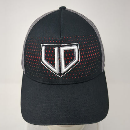 Richardson Mesh Back Trucker Hat Black One Size Embroidered Logo Outdoor