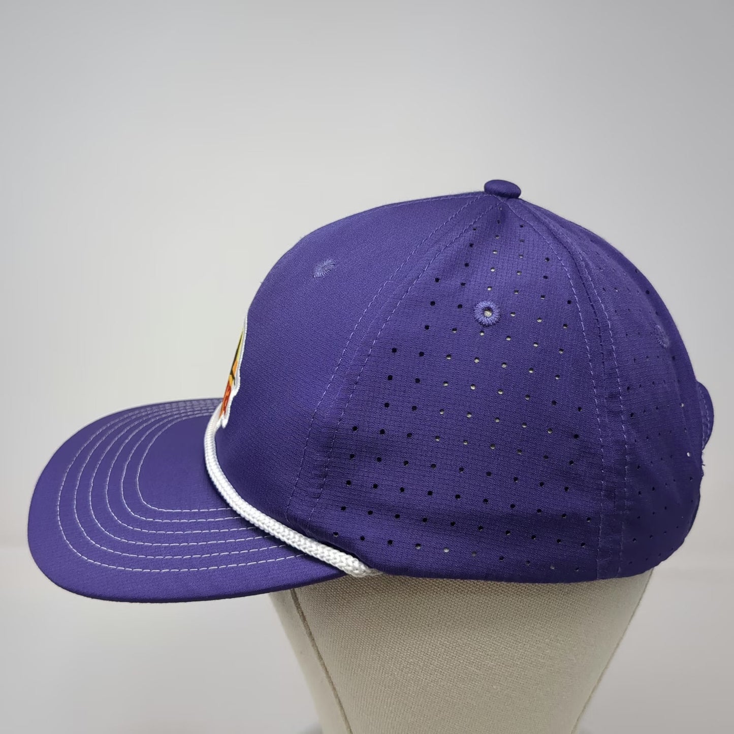Wawa Food Markets Baseball Cap Purple One Size Rope Hat Strapback Perforated