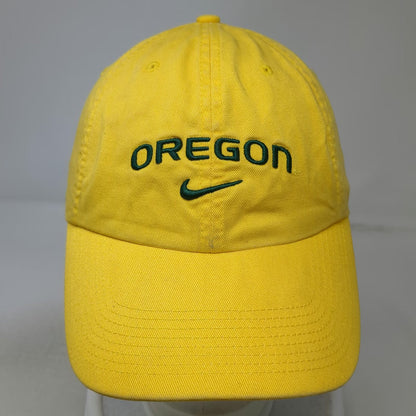 Nike Oregon Ducks NCAA Baseball Cap Yellow Green One Size Slideback Logo Hat
