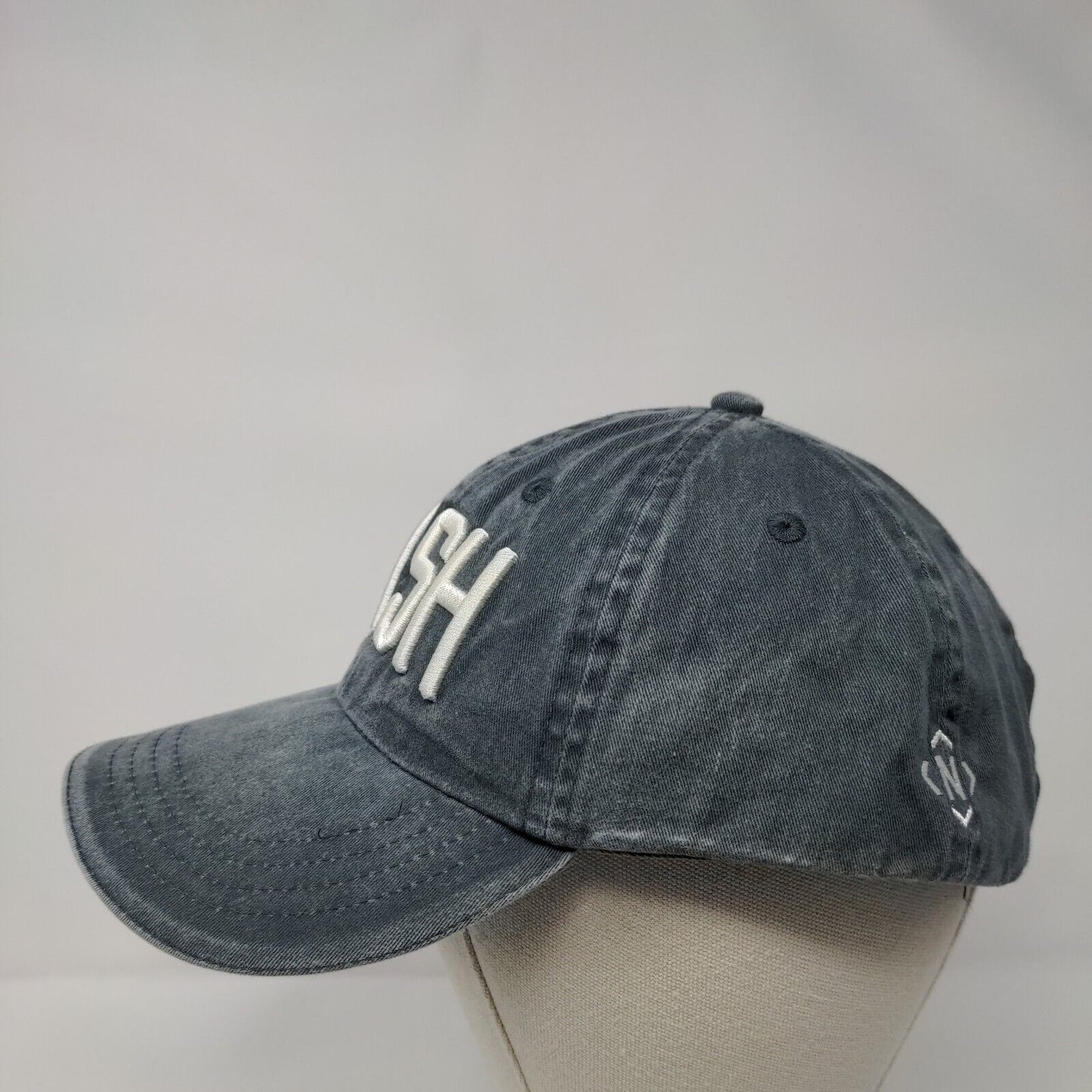 Nash Slideback Hat Gray One Size Adjustable Embroidered 6 Panel Revv