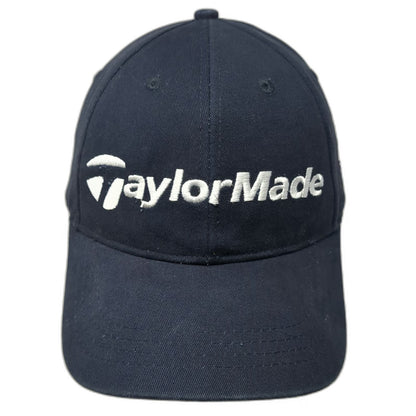 TaylorMade Baseball Cap Blue One Size J&L Electric Logo Adjustable Slideback Hat