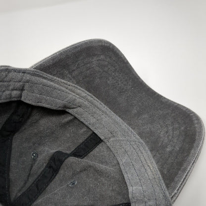 Beer Me Slideback Hat Gray Black Soot One Size Adjustable Vent Holes