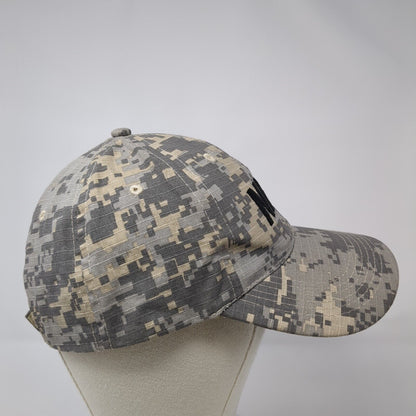 NRA Est. 1871 Strapback Hat Digital Camo One Size Embroidered 6 Panel