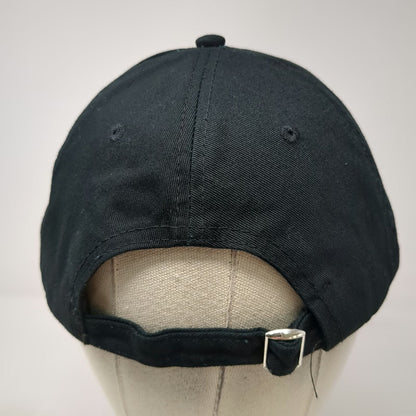 Gopuff Baseball Cap Black White One Size Slideback Embroidered Logo 6 Panel Hat