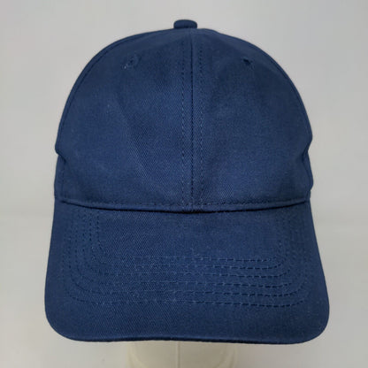 George Men's Strapback Hat Blue Blank Size One Size Vent Holes