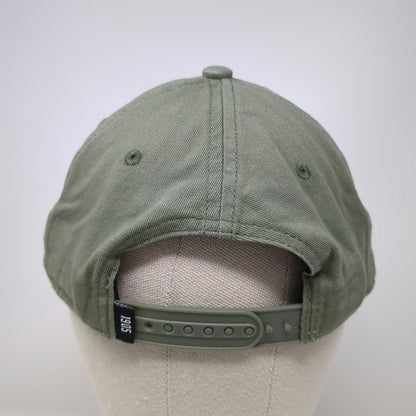 Red Wing Shoes Snapback Green White One Size Logo Patch 1905 Workwear Twill Hat