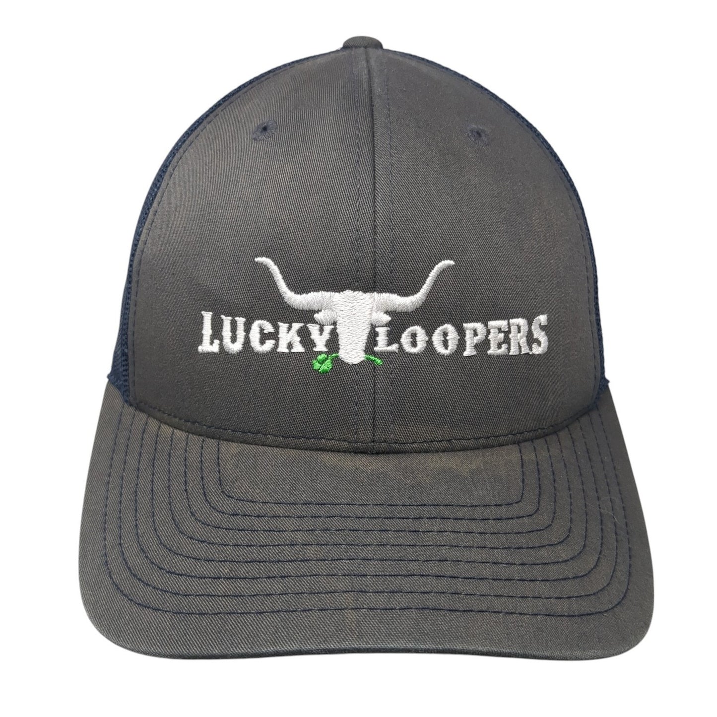 Lucky Loopers Trucker Hat Multicolor One Size Adjustable Mesh Back Richardson