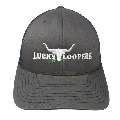 Lucky Loopers Trucker Hat Multicolor One Size Adjustable Mesh Back Richardson