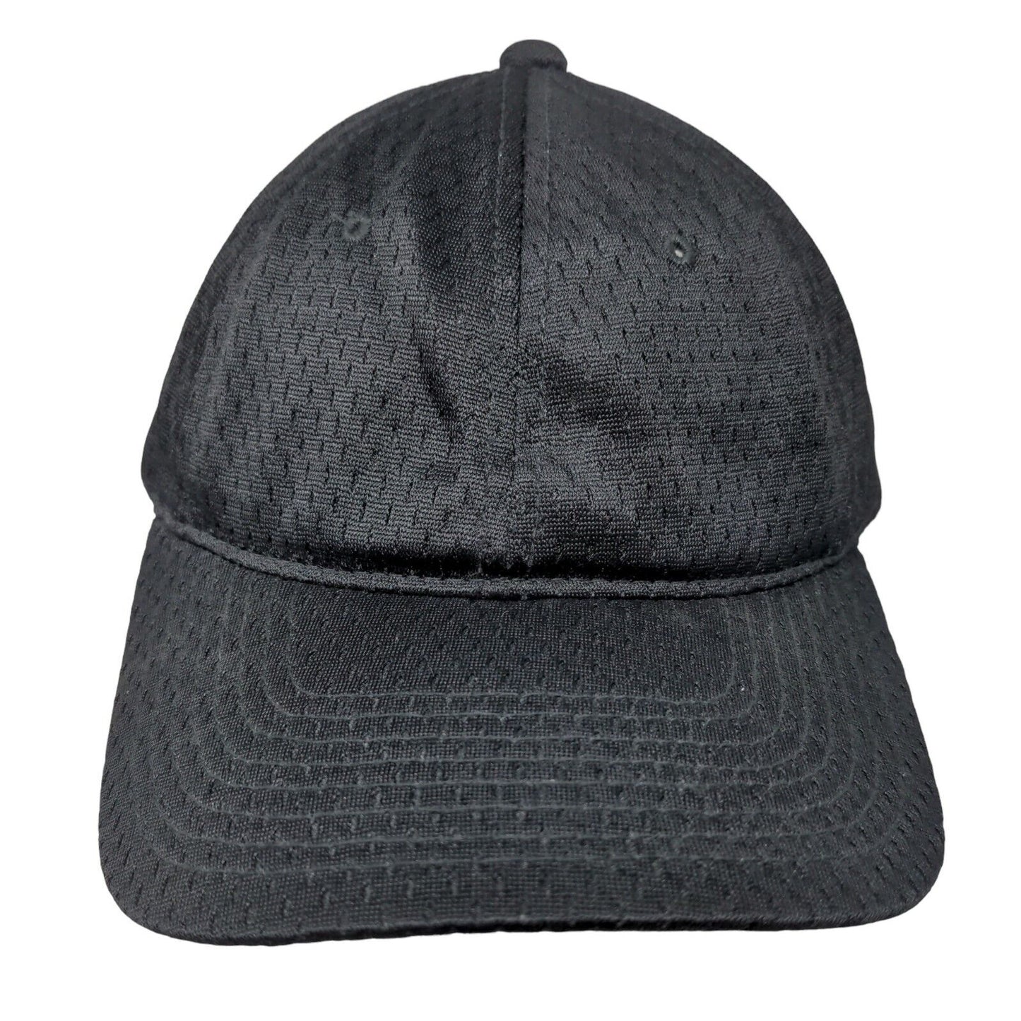 Signatures Snapback Mesh Hat Black OSFM Adjustable Breathable