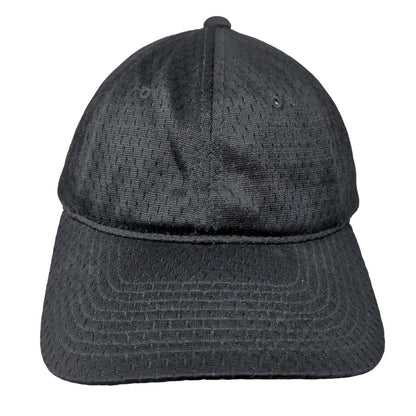 Signatures Snapback Mesh Hat Black OSFM Adjustable Breathable